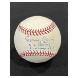 Dodgers Tommy Davis signed baseball