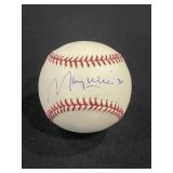 Dodger Maury Wills signed baseball