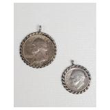 1949-S Roosevelt silver dime and 1961-D