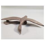 Vintage brass duck door knocker