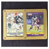 Herschel Walker & Eric Dickerson signed cards