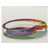 Grav Ellipse rainbow color iridescent glass