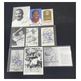 Large lot of sports autographs