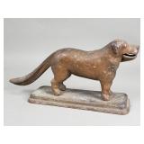 Vintage cast iron dog nut cracker
