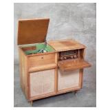Mid-century Modern hi-fi cabinet with Garrard