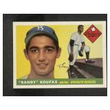 2016 Topps Sandy Koufax reprint rookie