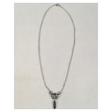 Handmade Native American sterling silver and