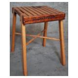 Vintage butcher block table