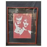 Signed Vekemans mixed media on paper