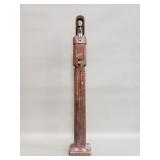 Vintage carved wood religious figurine