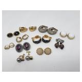 Vintage costume clip-on earrings