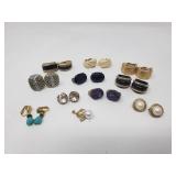 Vintage costume clip-on earrings