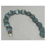 Vintage sterling silver link bracelet