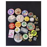 Lot of 32 vintage pins