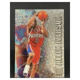 1996 Fleer metal Allen Iverson rookie card