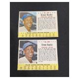 Pair of 1963 Jell-O Ernie Banks cards