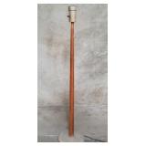 Kurt Versen lamps, inc. Mid-century teak and