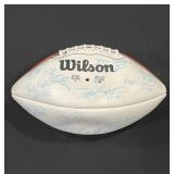 Super Bowl greats multi-signed football PSA/DNA