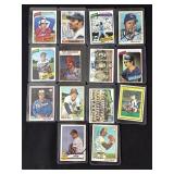 Lot of 14 autographed baseball cards