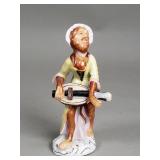 Meissen monkey musician porcelain figurine
