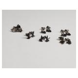 Walt Disney sterling silver earrings: Bugs