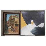 Pair of oil painting on canvas