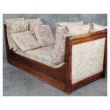 Antique walnut daybed