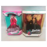 Vintage "Seasons greetings" Barbie and "Happy