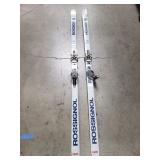 Vintage Rossignol downhill competition skis