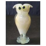 Murano (Italy) hand blown art glass owl figure