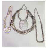 Vintage costume jewelry necklaces