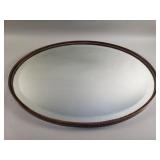 Vintage brass frame mirror