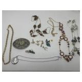 Group of costume jewelry