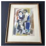 Felicia Pacanowska (1907-2002) watercolor painting