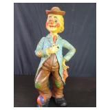 Vintage composite clown figure