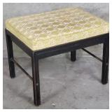 Gerry Zanck for Gregori walnut and brass stool