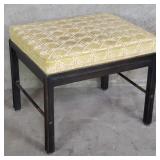 Gerry Zanck for Gregori walnut and brass stool