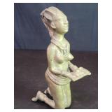 Vintage tribal style brass sculpture