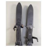 Pair of Ontario Knife Company MK3 navy knives