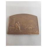 Georges Dupré Art Nouveau bronze medal