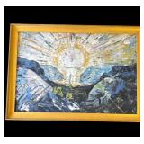 Framed abstract print
