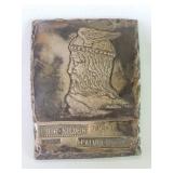 Sterling silver H. Alvin Sharpe plaque depicting