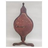 Antique hand crank self rocking cradle