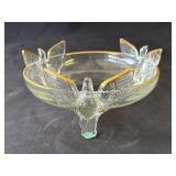 Vintage Jeannette glass candy bowl