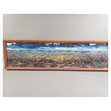 Vintage Alonso Redondo signed acrylic on canvas