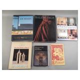 Group of coffee table books and Picasso catalog