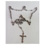 Vintage sterling silver rosary