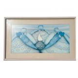 Framed Native American-style print