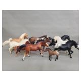 Group of Breyer Molding Co. horse figurines