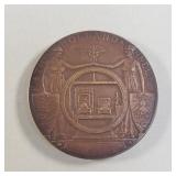 1927 bronze commemorative medal by Tiffany & Co.